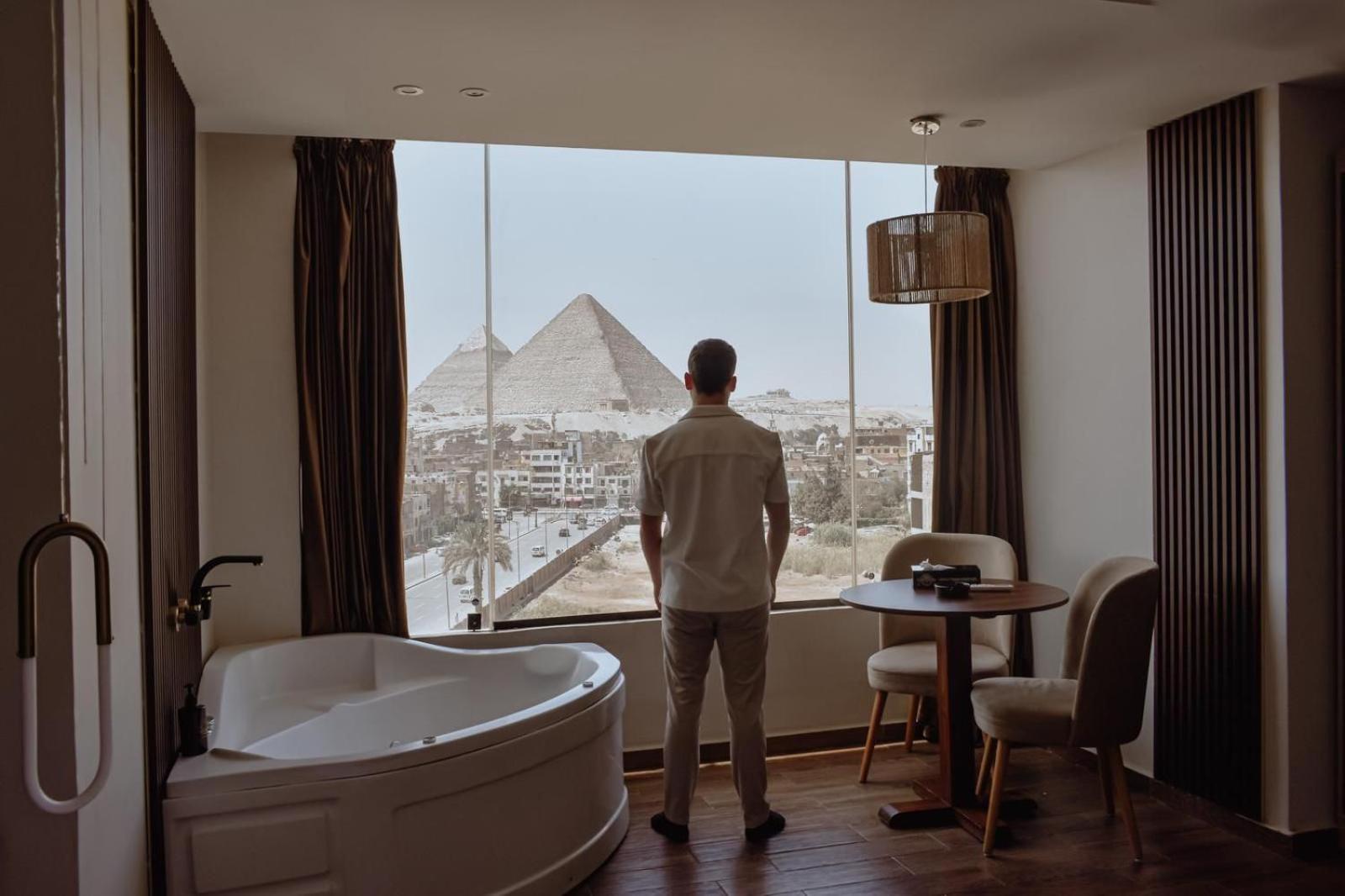 Хостел Rotana Pyramids View Nazlet el-Sisi Экстерьер фото